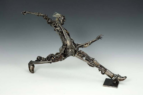 Искусство из металлолома. Автомобильных дел скульптор James Corbett