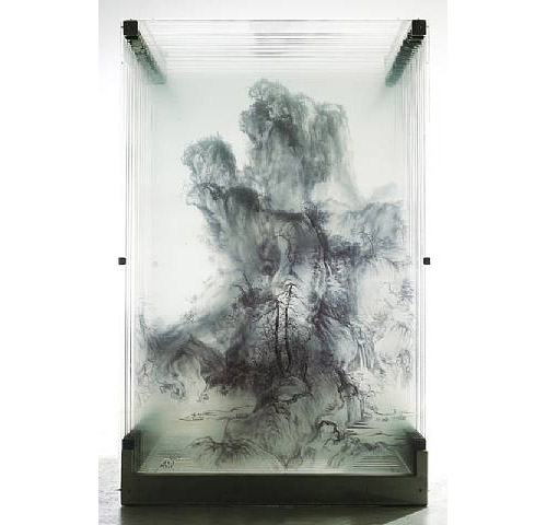 Пространственные картины на стекле. 3D-живописец Xia Xiao Wan