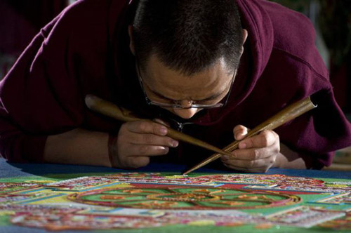 Красивые мандалы Тибета
