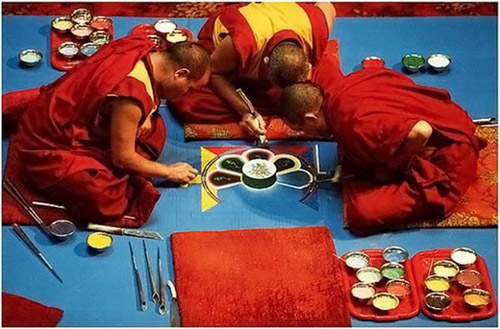 Красивые мандалы Тибета